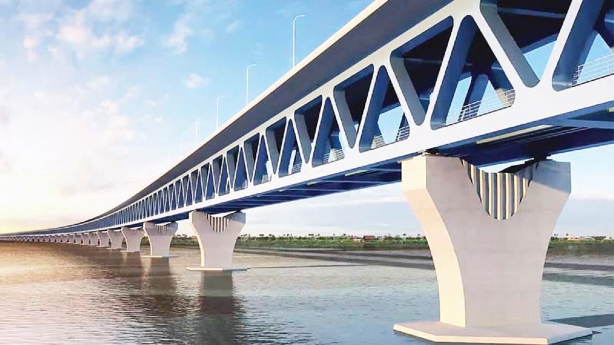 Padma Bridge construction with own finance brightens country's image
