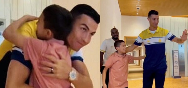 Ronaldo’s noble decision to take the child who lost his father in the earthquake