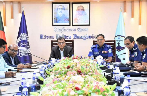 exchange meeting was held at the River Police Headquarter