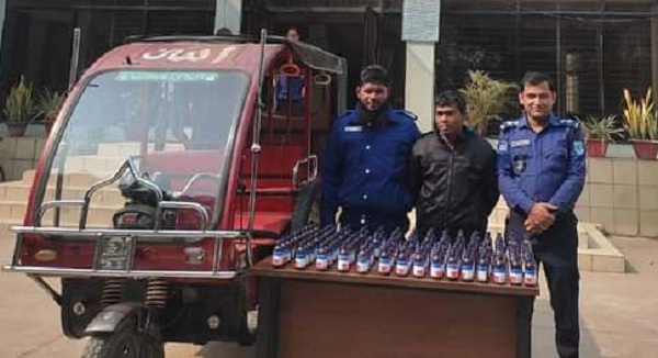 Gangachra police raid: One arrested with 150 bottles