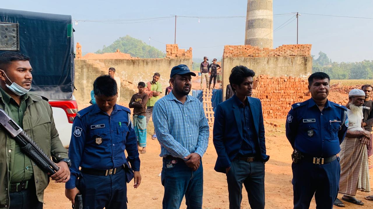 11 Lakh Taka Fine Imposed in Lama Brickfield