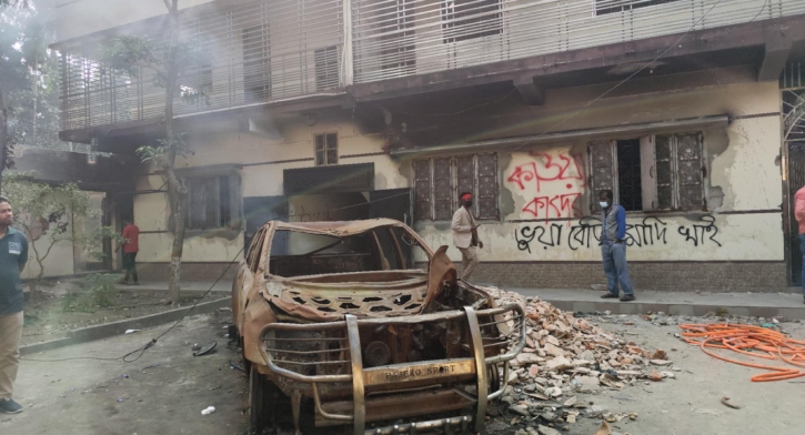Arson and Vandalism at Obaidul Quader's Village Home