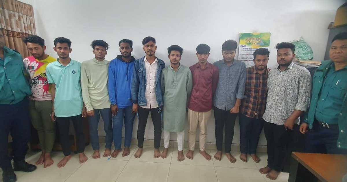 10 Chhatra League Leaders and Activists Arrested in Sadarghat