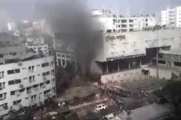Fire at Liberation War Museum