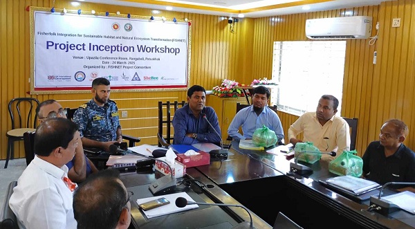 project Inception Workshop organized by non-governmental development organization Uttaran in Rangabali Upazila