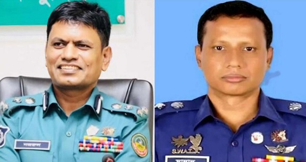 DIG Molya Nazrul and SP Mannan suspended