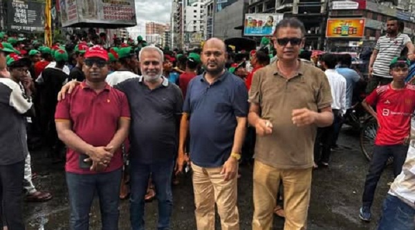 Enthusiastic participation of Pubail Thana BNP in youth rally