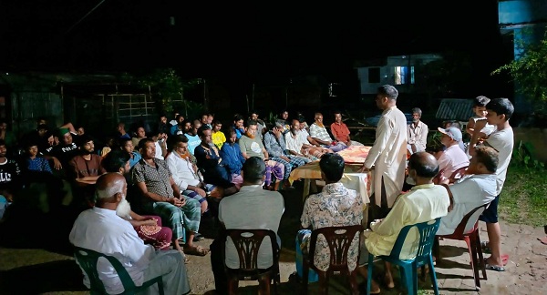 BNP discussion meeting and prayer mahfil in Rangamatia village of Jamalpur