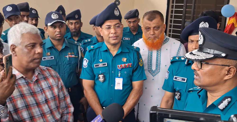 Law and order is not just about strictness—it is also a responsibility of humanity.” — Chattogram Metropolitan Police Commissioner Hasib Aziz